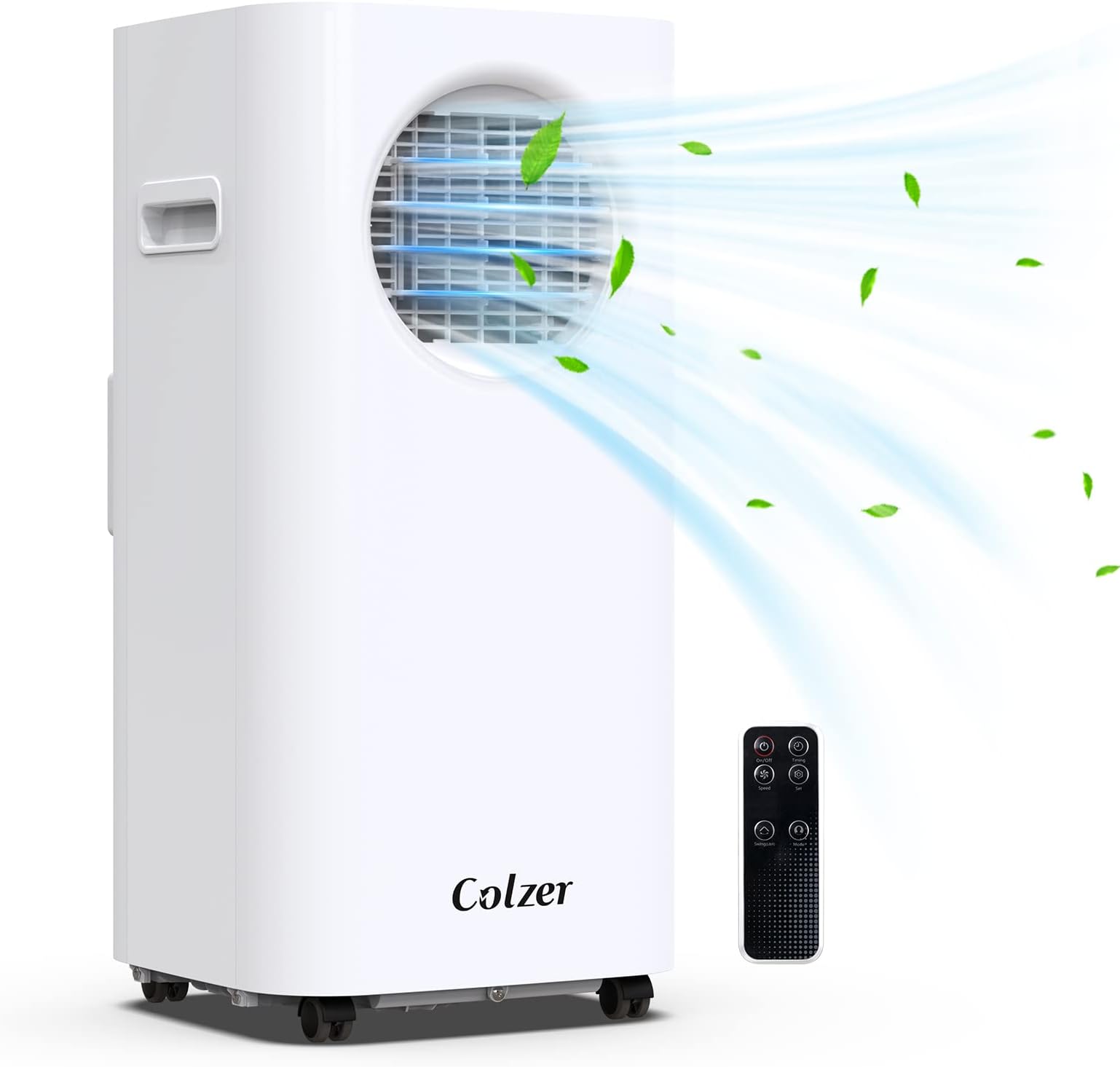 COLZER Portable Air Conditioners, 3-in-1 Portable Air Conditioning Unit 10,000BTUs, Portable AC with Remote Control for 200-450 Sq. Ft. Large Room, Cooler Dehumidifier Fan Auto for Moisture Removal