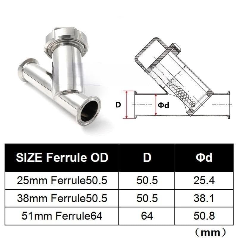 Accesorios de codo de agua de ósmosis inversa,Conexiones de manguera OD,Conectores de acoplamientos rápidos,Acoplamientos rápidos macho(Size:38mm Ferrule50.5)