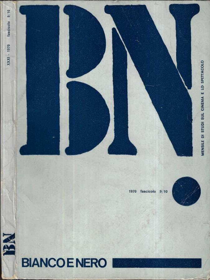libro usato BN fascicolo 9 - 10. Studi sul cinema e lo spettacolo.