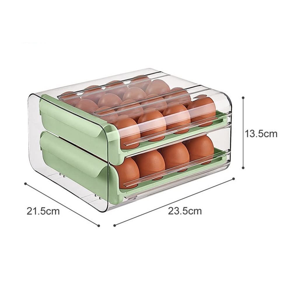 Ei Rack opbergbox coolator fresh-keeping box ei tray container household opslag box schokbestendig lade box dagelijkse benodigdheden keuken accessoires M18Grids grijs
