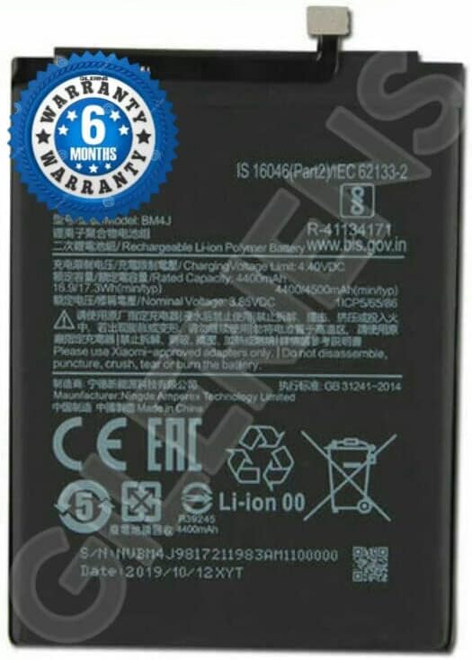Original BM4J Battery for Redmi Note 8 Pro 2015105, M1906G7I, M1906G7G Battery with 6 Month Warranty*** (B57)