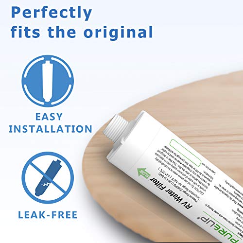 RV Water Filter Compatible with Camco 40045 Inline Water Filter Reduces Bad Taste, Odors, Rust, Fluoride, Chlorine and Sediment, Ideal for RV, Campers, Marine, Boats and Garden (2 Pack) - Thumbnail 5