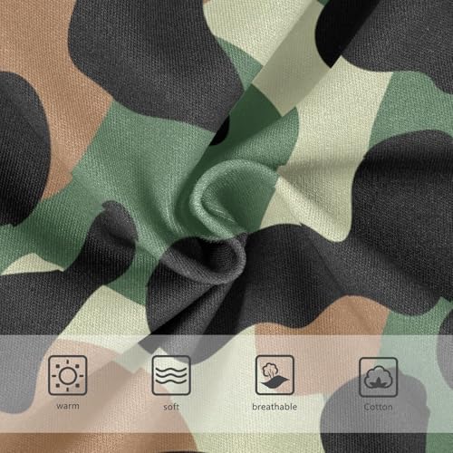 Cotton Toddler Underwear Floral Camouflage Green Brown Black Little Girl Panties Aesthetic Briefs Underpants 2t3