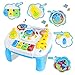 Baccow Baby Toys 6 to 12-18 Months Musical Educational Learning Activity Table Center Toys for Toddlers Infants Kids 1 2 3 Year Olds Boys Girls Gifts Size 9.7 x 8.7 x 7.1 Inches