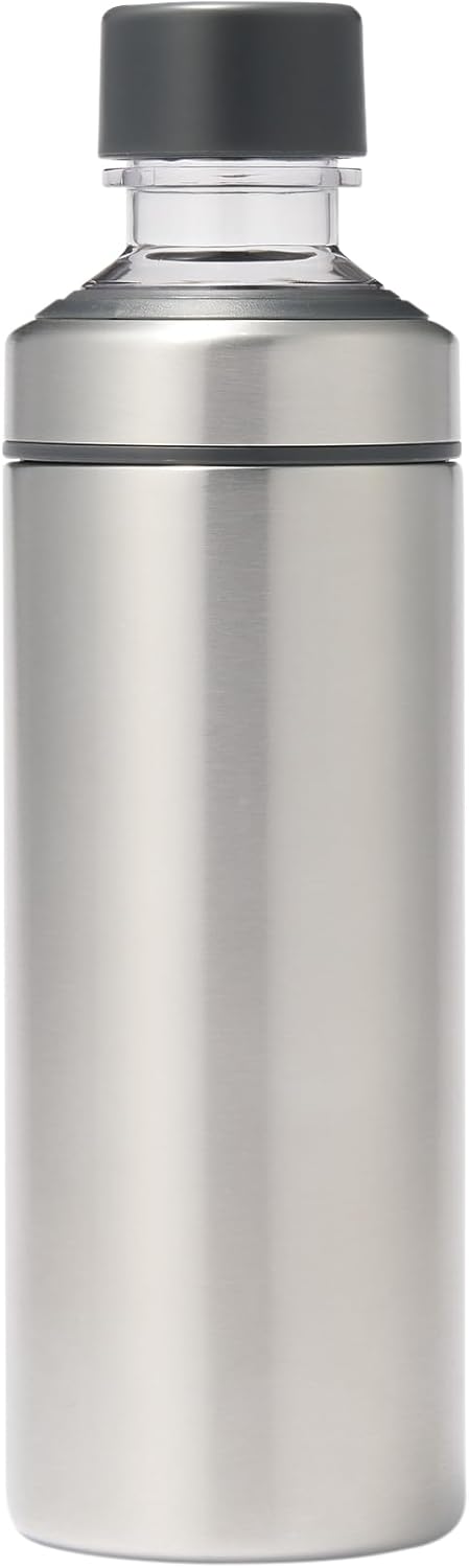 無印良品 炭酸にも使える保冷ボトル 600mL ステンレス 12728351