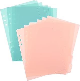 NUOBESTY Guias 12 Folhas De Recarga De Papel Bloco De Notas Com Folhas Soltas Recargas De Livro Recarga De Páginas Substituição De Papel Interno Colorido Para Planejador De Diário Cadernos