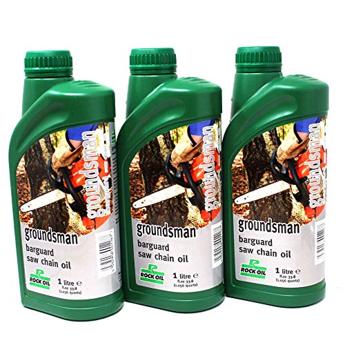 Rock Oil - 3 litres Groundsman Barguard Non-Fling Chainsaw Chain + Bar Oil