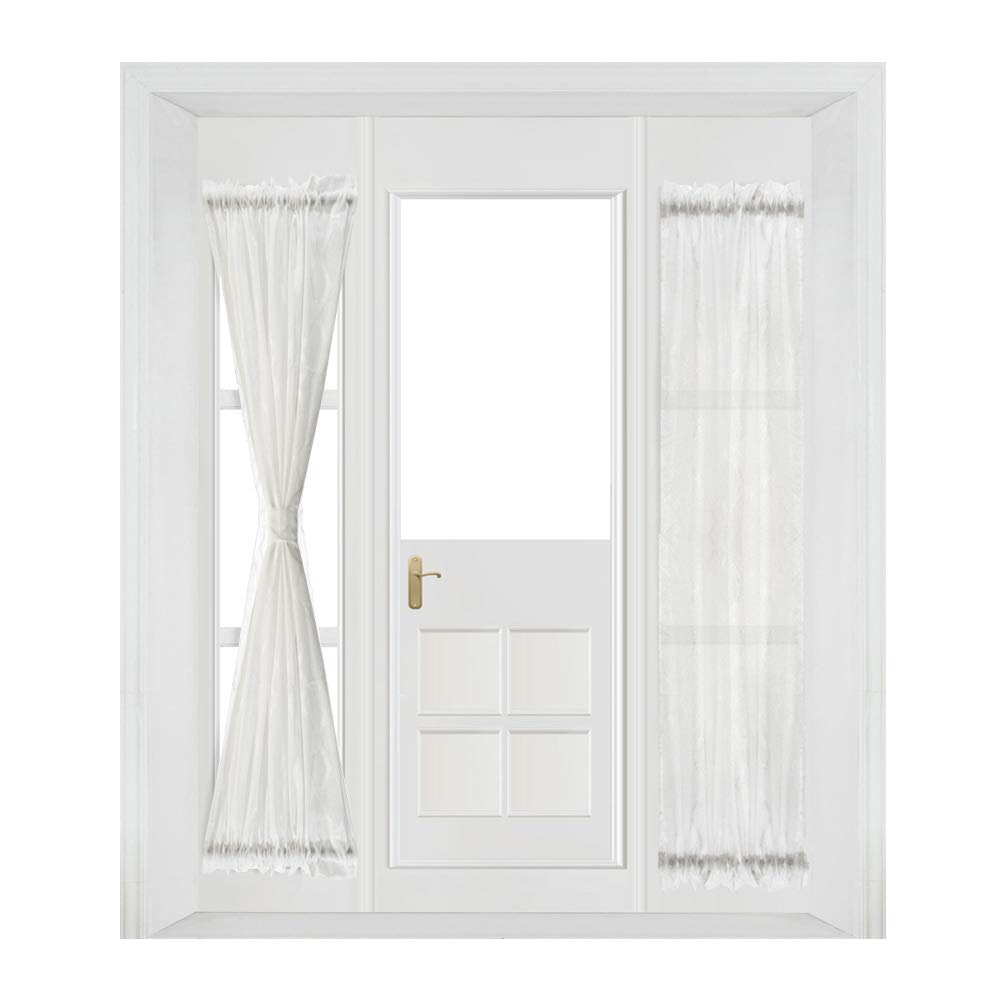 Buy NAPEARL Sidelight Curtains for Front Door Windows, Jacquard