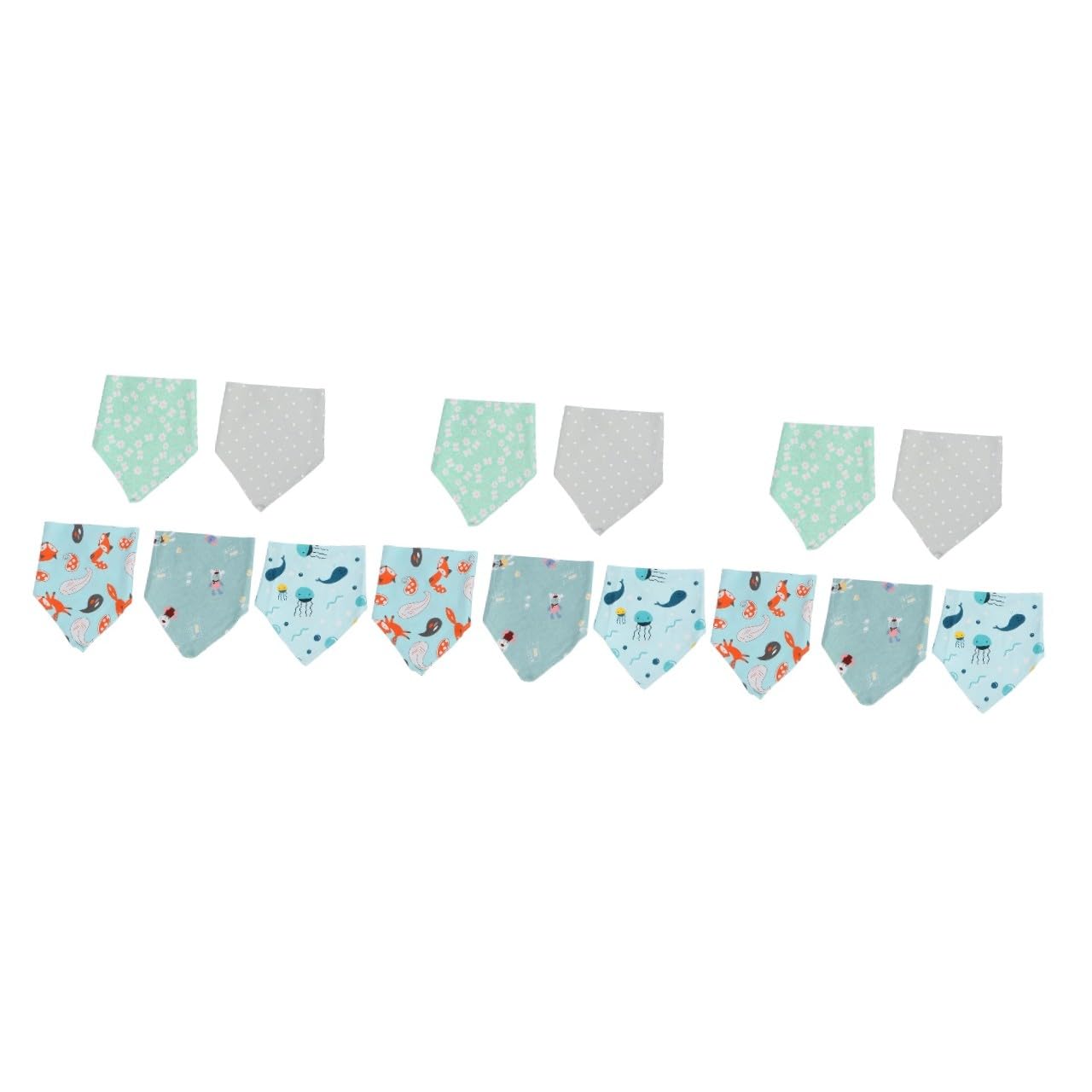 TOYANDONA 15 Piezas Baberos Baberos De Bebé Bufanda Baberos Para Bebé Baberos Infantiles Almuerzo Baberos De Alimentación Baberos Para Recién Nacidos Toallas De Saliva Baberos Simples