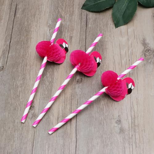 Pitillos decorativos de papel Rosy 30 piezas miniatura 7