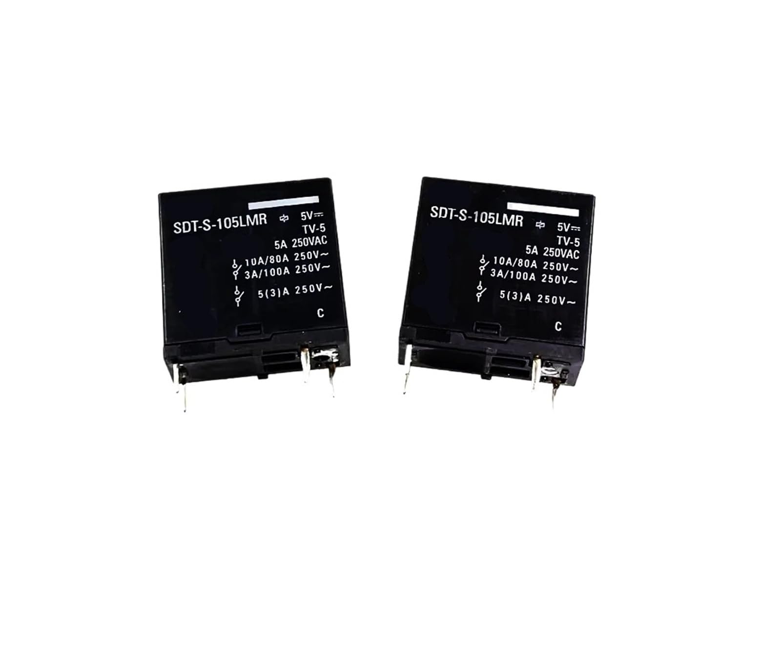 Relé SDTS105LMR DC5V de 4 pines y 10A para control de corriente continua 2