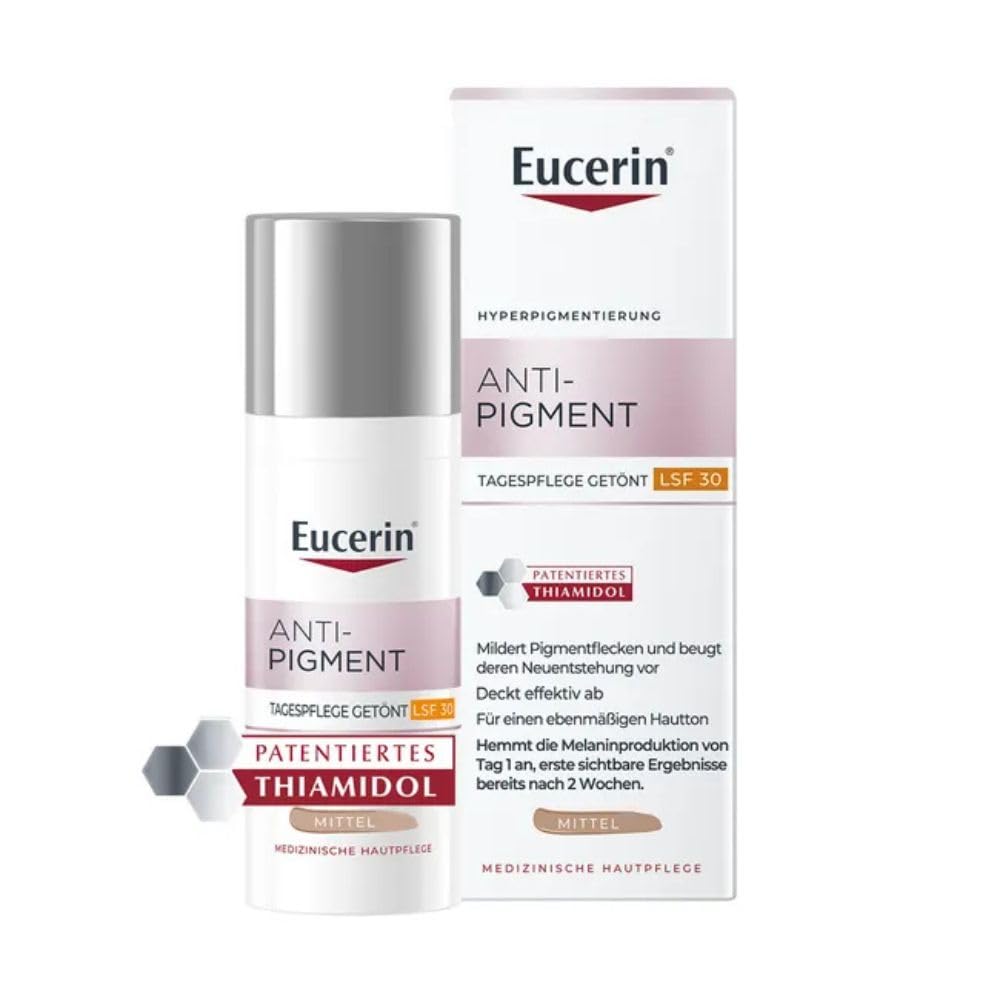 Eucerin Anti-​Pigment getönte Tagespflege LSF 30 mittel, 50 ml Crema