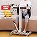 Juodkeo Electric Transfer Lift Chair for Home, Folding Portable Patient Lift with 286LBS Capacity, for Bathroom Shower Toilet Commode Use