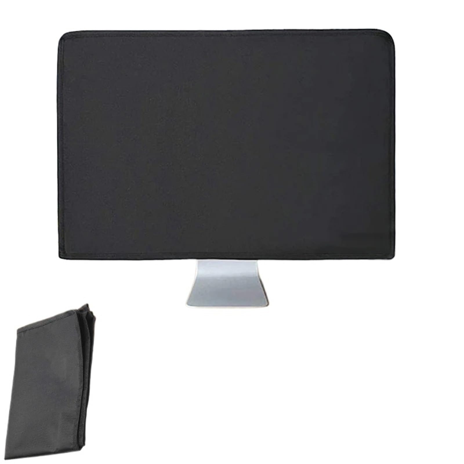 Wwyyzayc Color-01 1Pc Monitor Cover Sleeve Case Desktop Computer Screen Black Oxford Cloth Thickened Waterproof Protector Multi Size(Color-01)