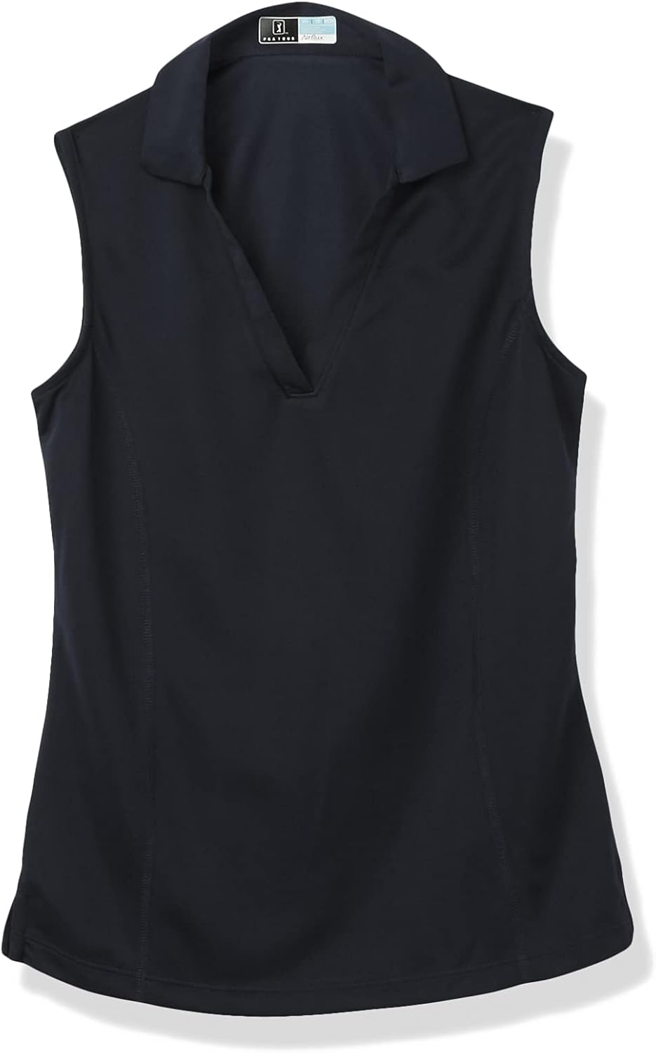 PGA TOUR レディース ノースリーブ エアフラックス ポロシャツ US サイズ: Small カラー: ブルー