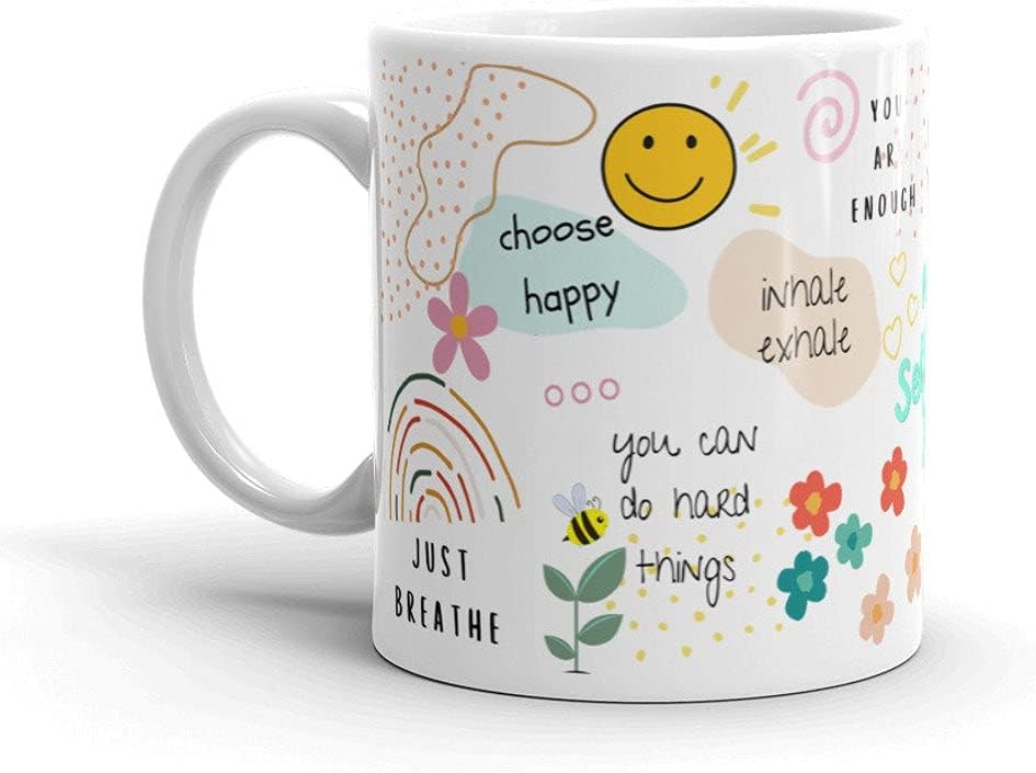 DAYS Motivational Quote Coffee Mug Law Of Attraction Self Care Manifest Affirmation Positivity Gift Mindset Motivational Ceramic Mug Gift To Friend Brother Sister And Everyone, 350 ML