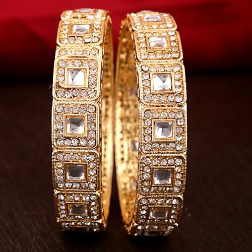 Stylish Kundan Bangles for Women