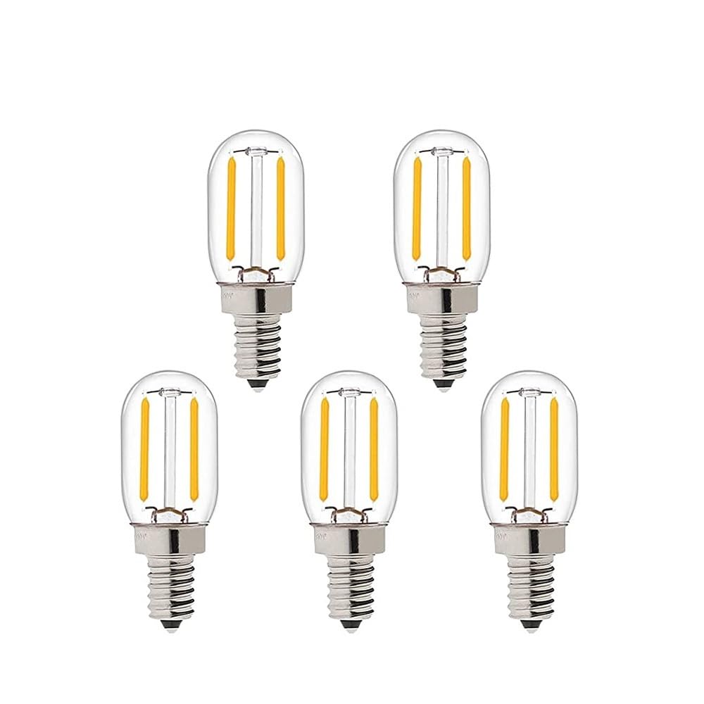 REPYL Bombilla LED DC 24V CA 12V E14 T22 1W bombilla de filamento Tubular de bajo voltaje E12 candelabro lámpara LED RV locomotora luces de habitación (Color : E12, Size : 25PCS_DC 24V_1W)