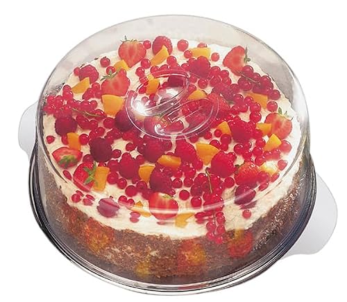 APS assiette à gâteau avec 2 bonnets - assiette à gâteau de haute qualité en acier inoxydable – vue 2