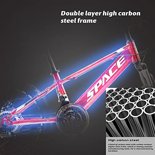 Lestar Mountain Bike For Kids, Children's Mountain Bicycle 20" Wheel Aluminum Alloy Frame 21 Speed W/Suspension Fork (Red) #TOP5