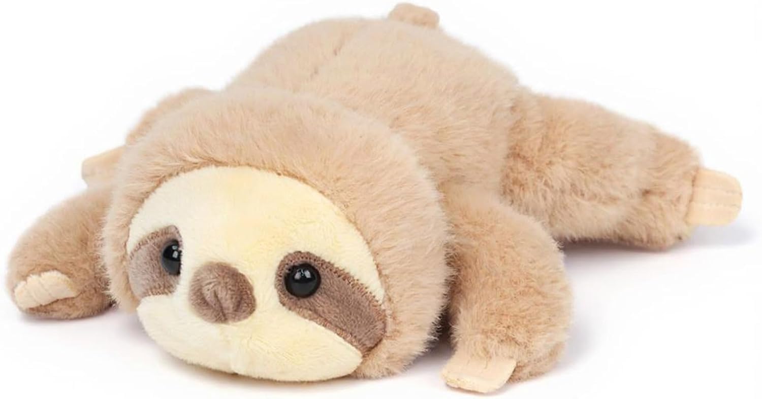 Cuteoy Adorable Cuddly Sloth Toy Weighted Stuffed Animal for Anxiety and Stress Relief, Small Pillow Comfort Plush Toys Cute Plushies Soft Toys Birthday Gifts for Kids Toddlers