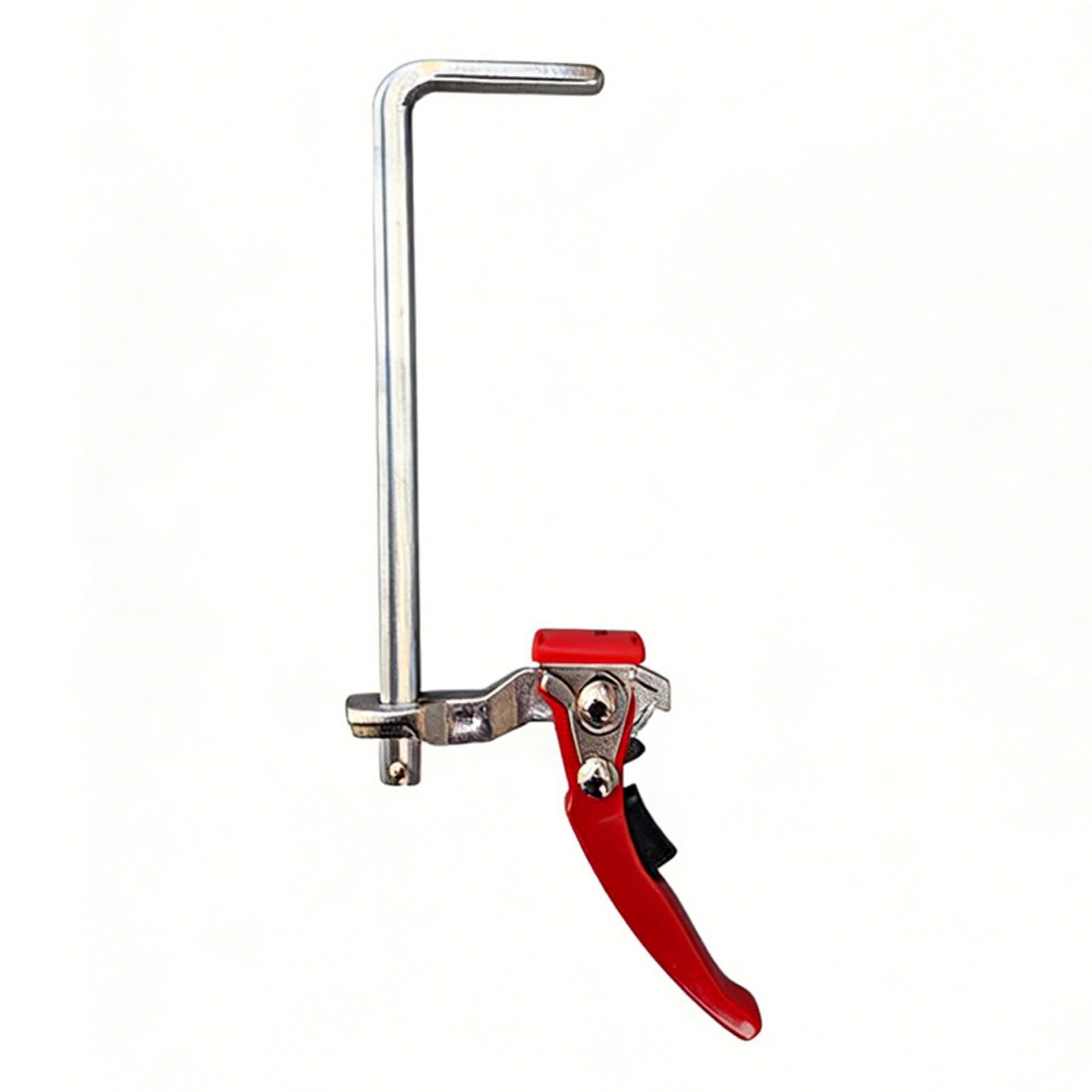 Professional Ratcheting Guide Rails Clamp Set, Releases Ratcheting Table Clamp for Carpentry and with Adjustable Plate Woodworking Hold Down Clamps