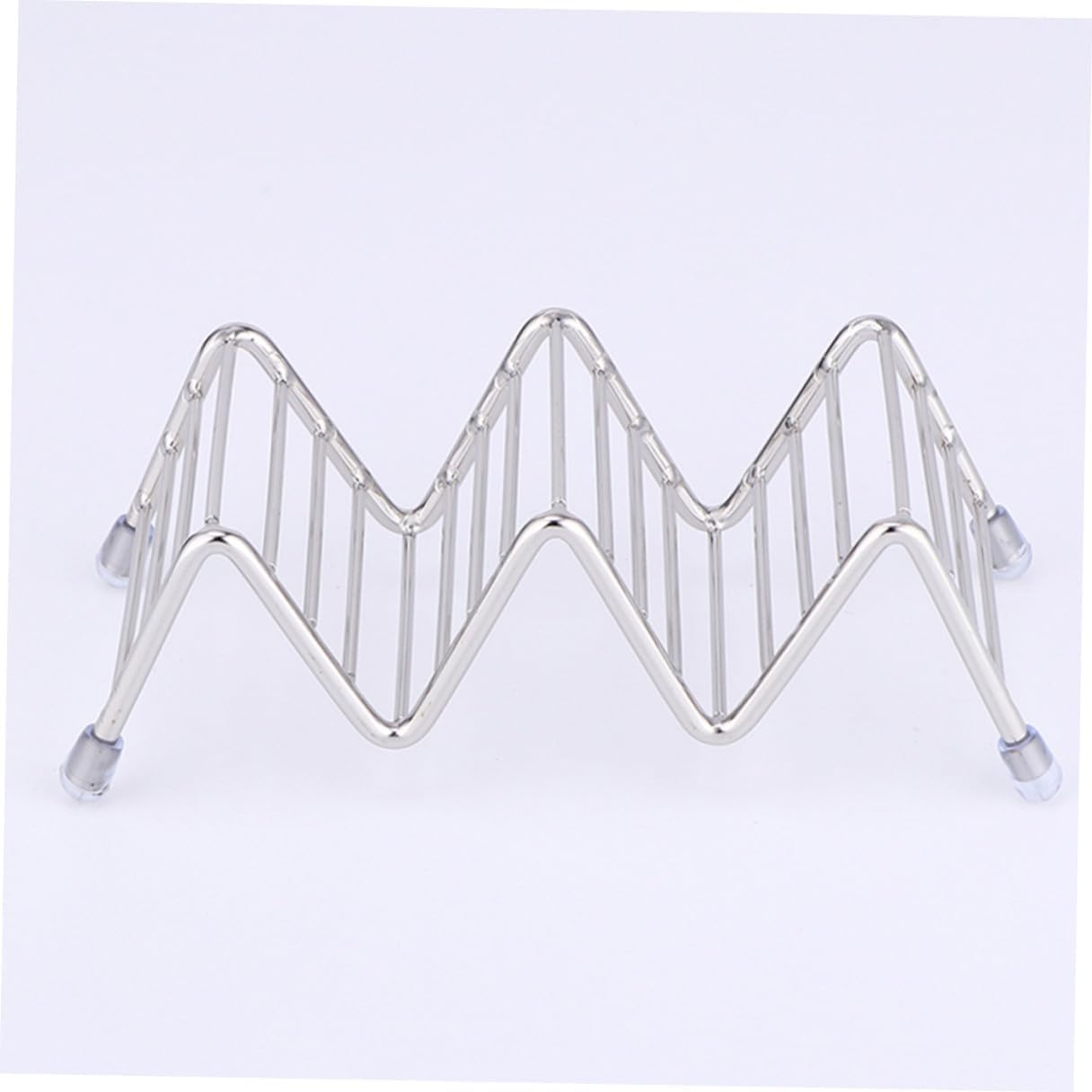 2Pcs Stainless Steel Taco Stand Holder for Sandwiches Dining Table