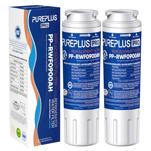Image of PUREPLUS UKF8001 NSF 53&42 Certified Water Filter Replacement for Maytag UKF8001P, EDR4RXD1, Everydrop Filter 4, PUR 4396395, Puriclean II, UKF8001AXX-200, UKF8001AXX-750, RWF0900A, 2Pack