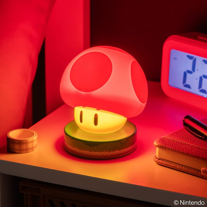 Paladone Super Mushroom Icon Light - Officially Licensed Nintendo