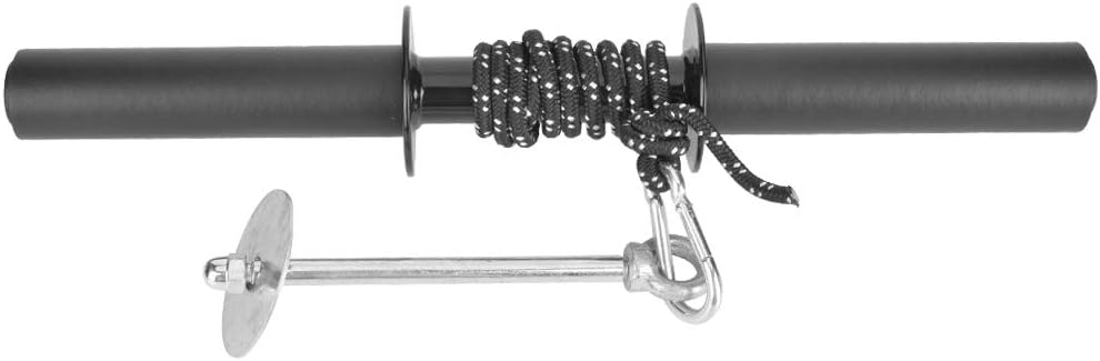 Arm Forearm Muscle Trainer, Hand Grip Strength Exercise Equipment, Adjustable Nylon Rope with Weight - Bearing Hook, Non - Slip Protectors for Fitness Training, Durable Steel Pipe