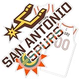 Desert Cactus San Antonio Spurs Vinyl Sticker Car Decal (City Ed. 2023)