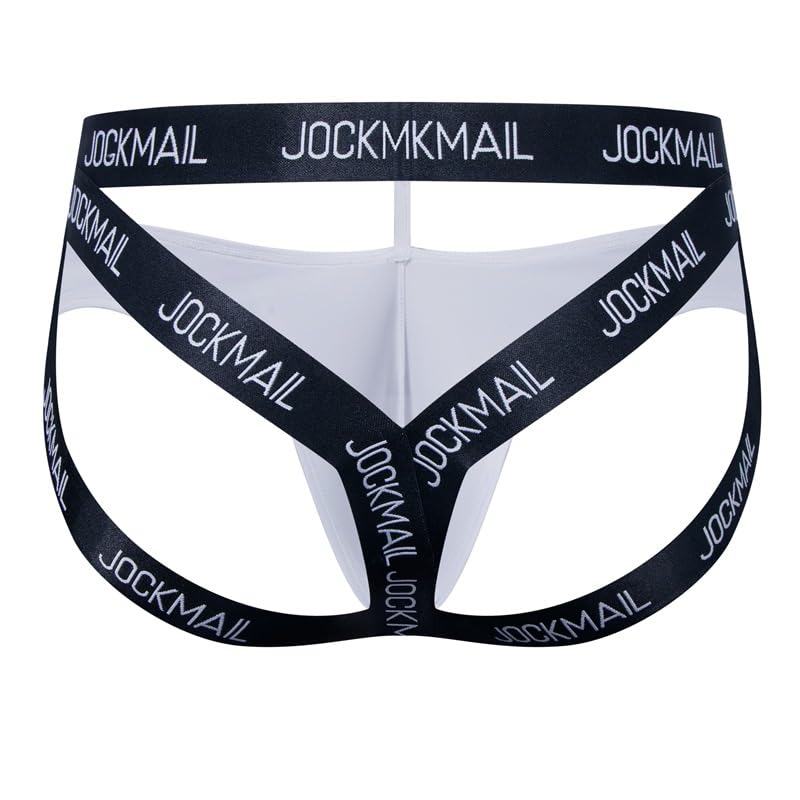 JOCKMAIL Mens Jockstrap Mens Seamless Thongs Jock Strap Male Underwear Sissy Thongs for Men2
