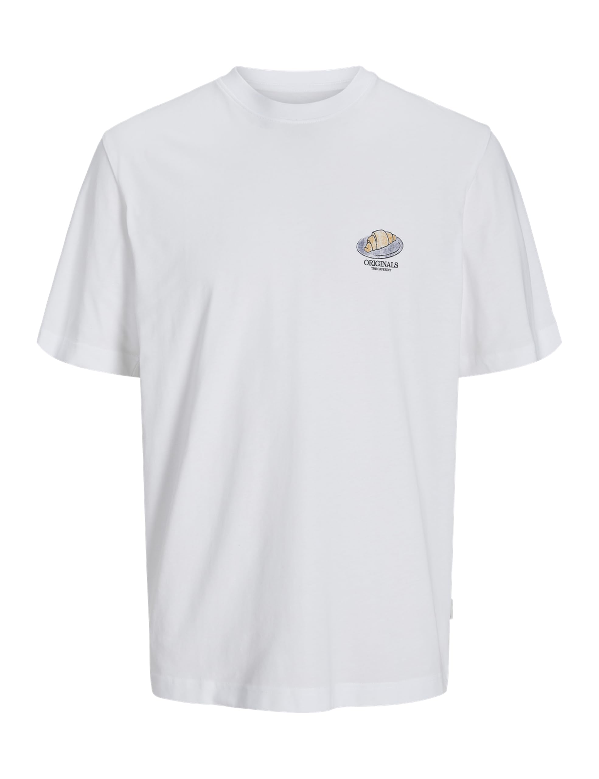 Jack&Jones JORROXBURY Sketch Tee SS Crew Neck, Bright White, M