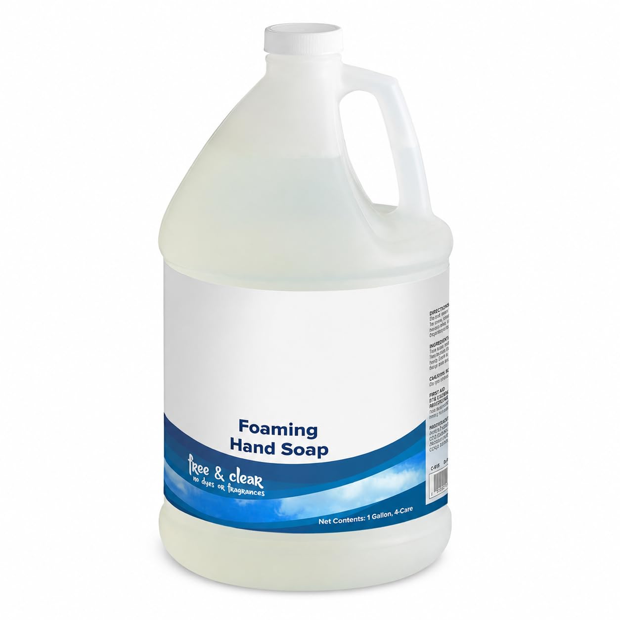 1 Gallon Free & Clear Ready-to-Use Foaming Hand Soap by Glownary – 1 Ounce (Pack of 1), Amber, Model Amber Ready-to-use Liquid Antibacterial Hand Soap