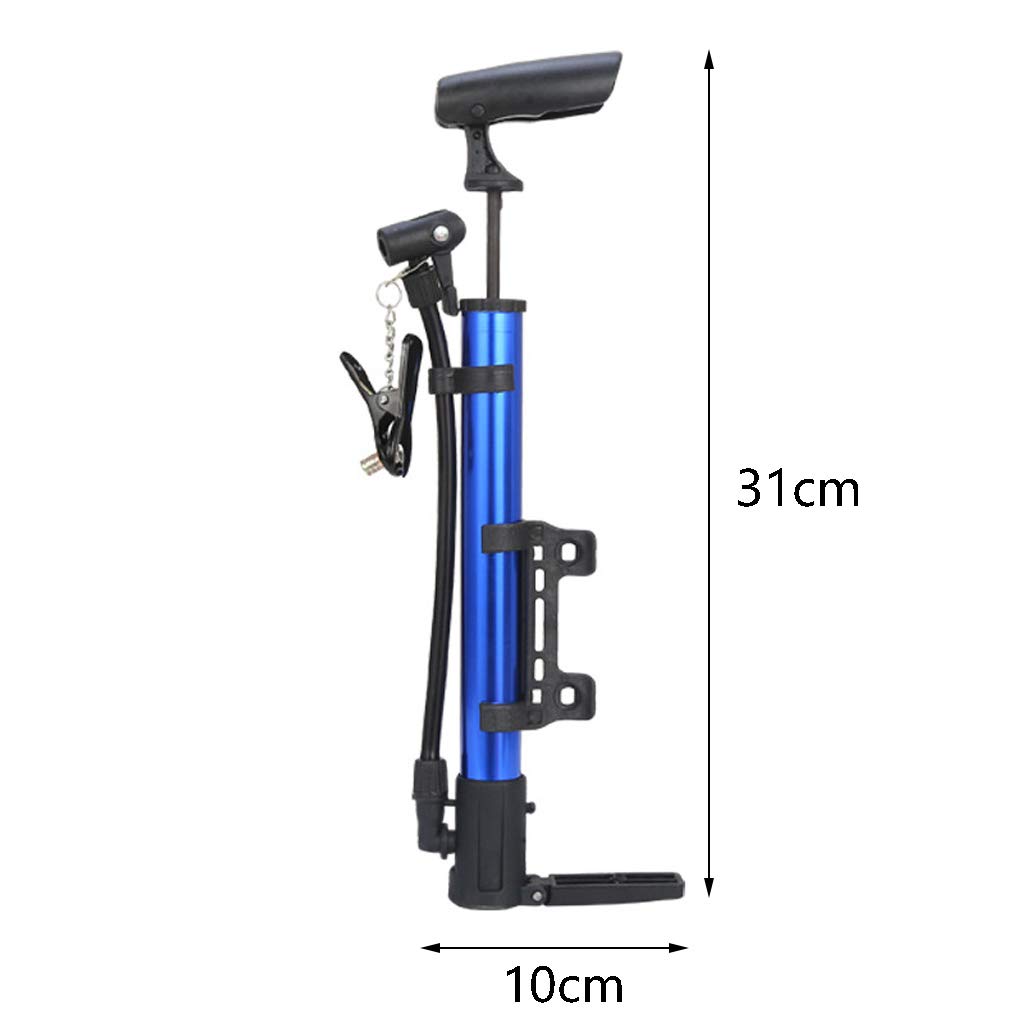 Pompa A Pedale Portatile Per Bicicletta – Mini Pompa Con Valvola Presta E Schrader, Per MTB E Palloni