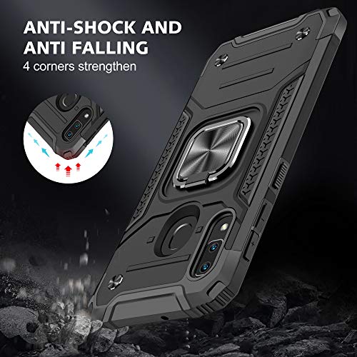 Coque Galaxy A20E KMKJ housse noire de protection intégrale pour smartphone