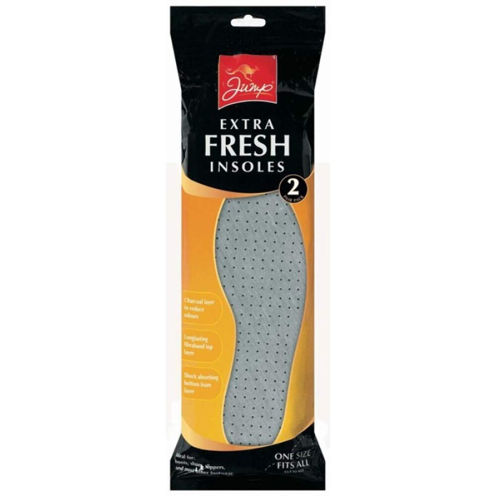 Buy XTRA FRESH ODOUR CONTROL INSOLES 2 PAIR PACK ONE SIZE FITS ALL