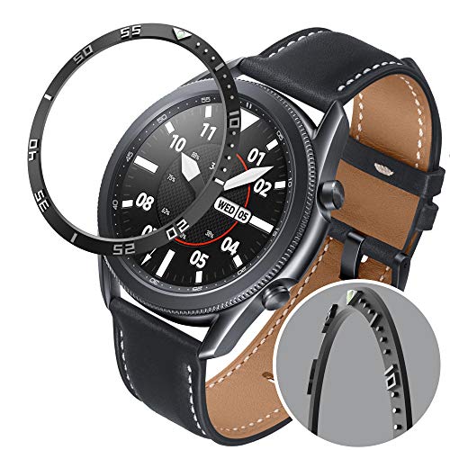 Anneau Galaxy Watch 3 45mm anti-rayures protection noir