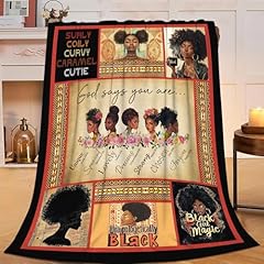 Black Girl Blanket