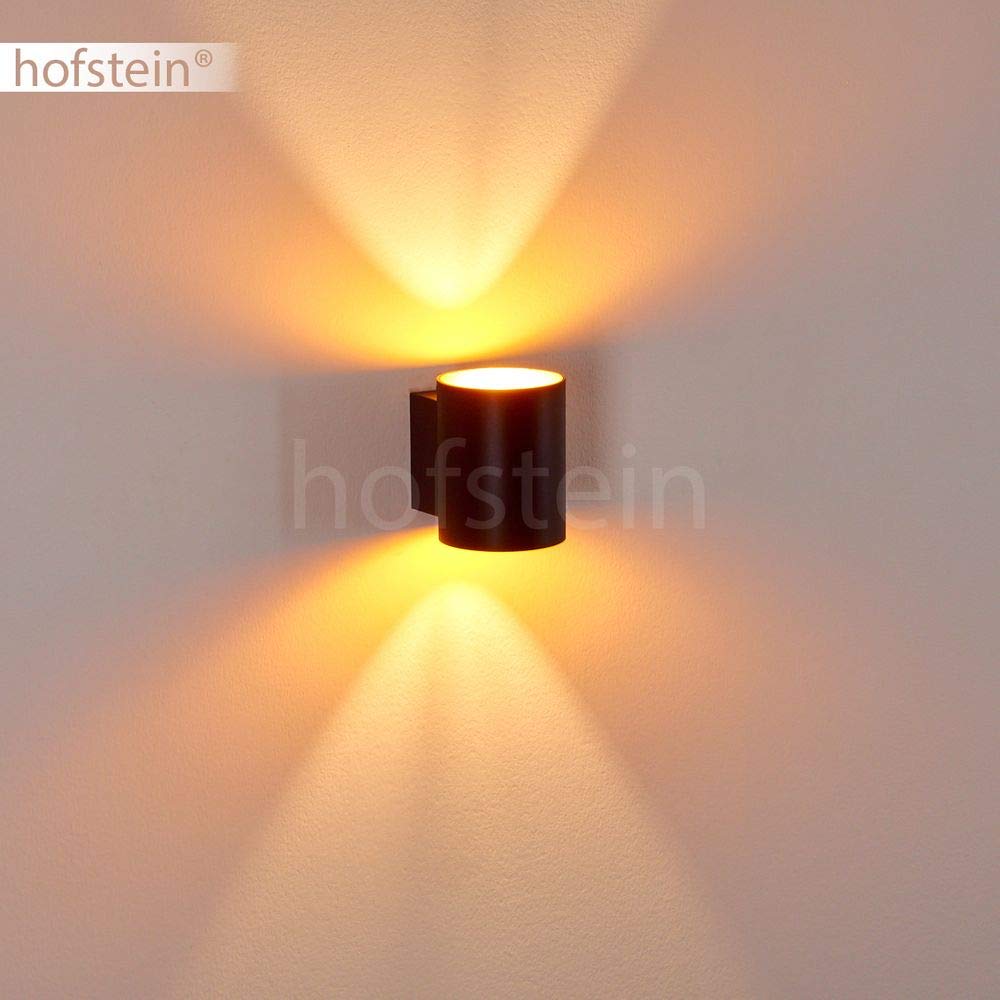 Wandleuchte Varco Schwarz/Weiß – Moderne Würfel-Lampe Mit Up & Down Lichteffekt | G9-Fassung