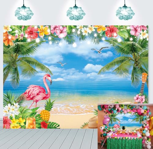 Décorations de fête d'anniversaire azur style bord de mer
