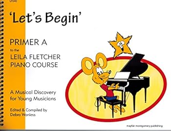 Paperback Leila Flecher Piano Course Primer "Lets Begin" (Primer) Book