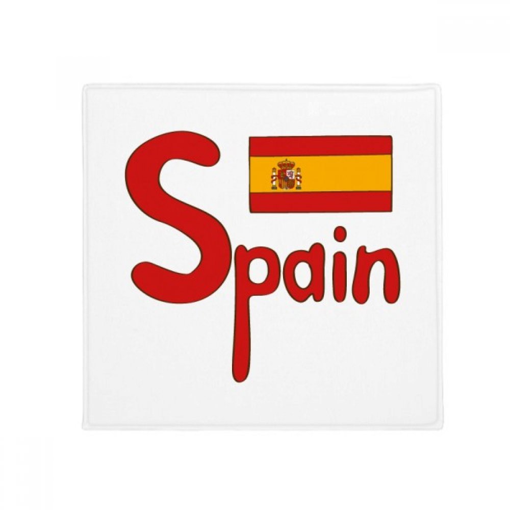 Tapis animaux Espagne 80x80cm antidérapant rond pour entrée cuisine