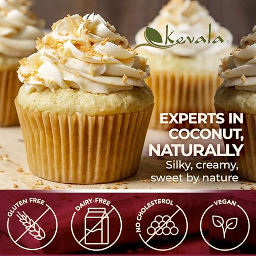 Kevala Organic Coconut Butter - Nutritious Addition to Baking and Cooking, Made in USA, Creamy Spread for Toasts and Desserts, Ingredient for Homemade Skincare and Haircare Cosmetics, Bulk Size, 8 lb