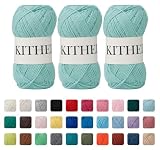 KITHED Cotton Yarn，10.5oz，526yard，3 Pack...