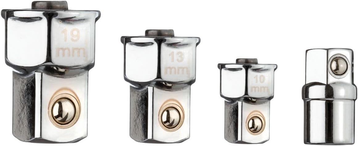 GEDORE RED Adapter Set sq. x Hexagon f.Ring Spanner 4pcs