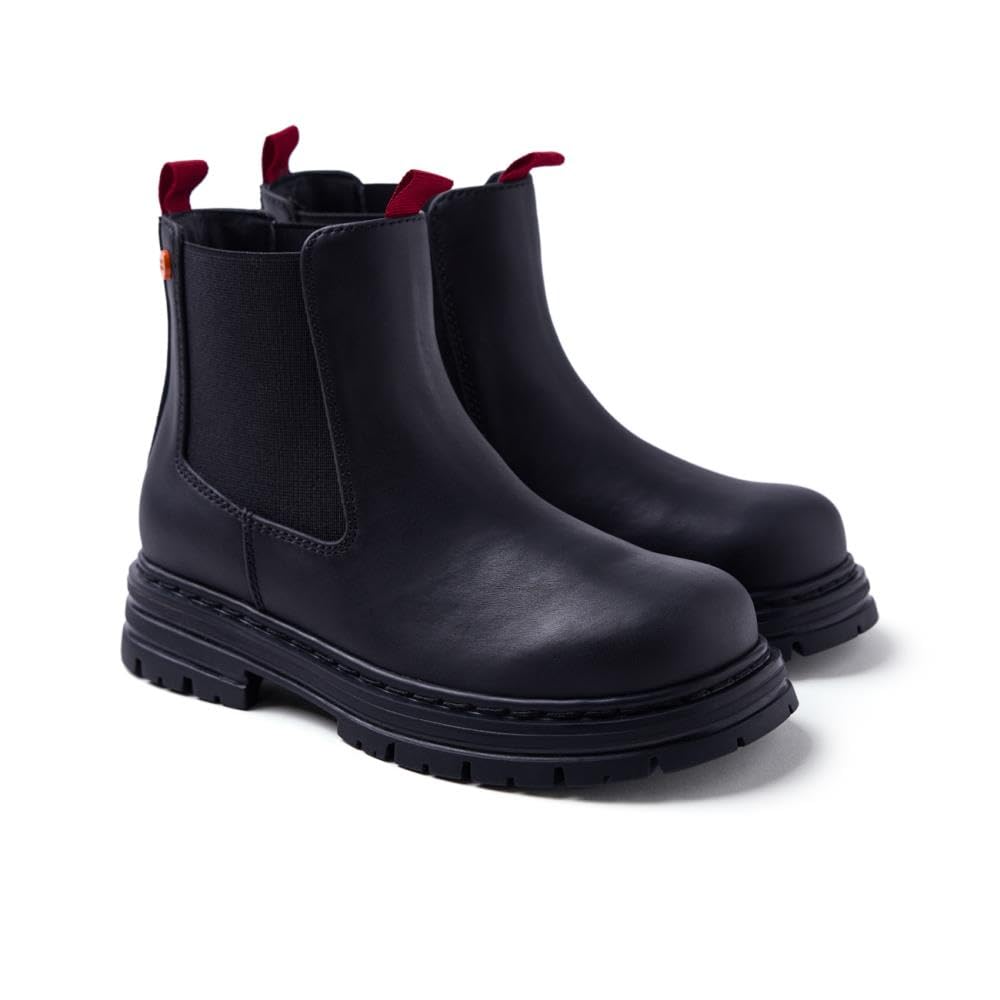 GIOSEPPO Men's Mizpah Oxford Boot, Black/White, 6 UK
