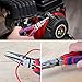 WORKPRO Premium 8” Needle Nose Pliers, Paper Clamp Precision, Heavy-Duty CRV Steel, Large Soft Grip with Wire Cutter, Long Nose Cutting Pliers, W031269
