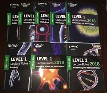 Unknown Binding 2018 Kaplan COMLEX-USA Level 1 Lecture Note Series Book