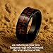 Mens Wedding Band Tungsten Rings: 8mm Black Wedding Bands Rings for Men Tungsten Ring With Carbon Fiber Inlay Engagement Bands Gift Band for Man - Promise Rings for Him Comfort Fit Size 8-12